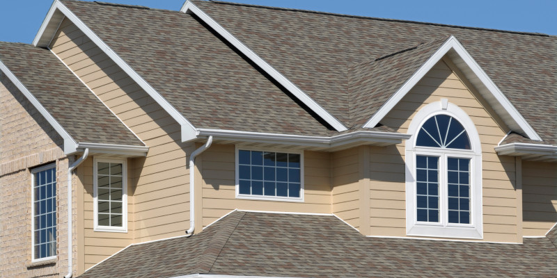 New Residential House; Architectural Asphalt Shingle Roof, Vinyl Siding New Roof in Jacksonville, Florida